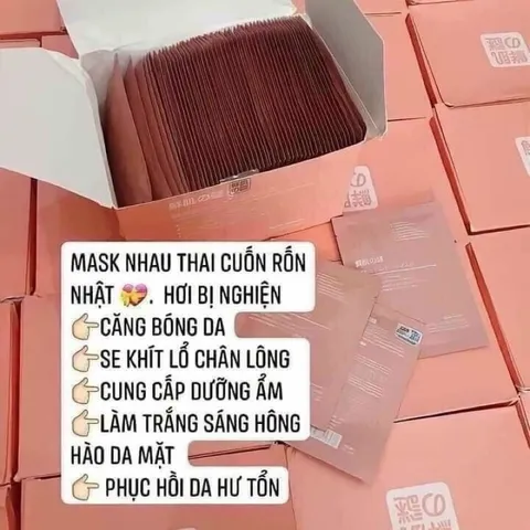 Combo 5 miếng mặt nạ nhau thai cừu Nhật Bản