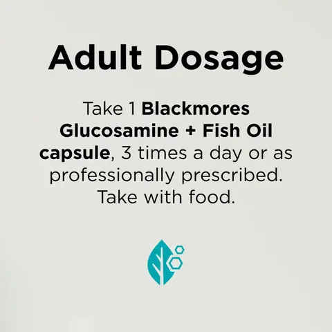 Blackmores Glucosamine + Fish Oil - Giảm đau nhức cứng khớp hỗ trợ tái tạo chất nhờn bôi trơn sụn khớp chính hãng Úc