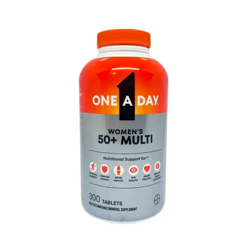 Vitamin Tổng Hợp One A Day Dành Cho Nữ 50+ - Multivitamins hỗ trợ sức khỏe và năng lượng, 200 Viên Bổ Sung Dinh Dưỡng Hàng Ngày