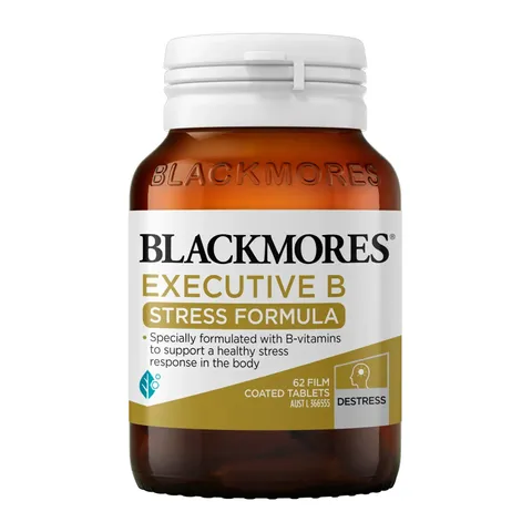Blackmores Executive B Stress Formula - Hỗ trợ phản ứng căng thẳng khỏe mạnh của cơ thể giảm cảm giác lo lắng và căng thẳng kéo dài chính hãng Úc