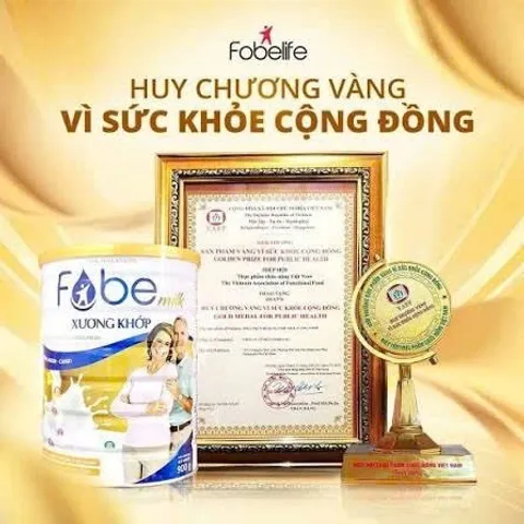 SỮA BỘT FOBE MILK DINH DƯỠNG XƯƠNG KHỚP 400 gr, 900 gr, GOLD 800 gr