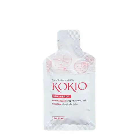 Gói Nước Uống Trắng Da Collagen Kokio Fobe Làm Đẹp, Trắng SángTự Nhiên 866297