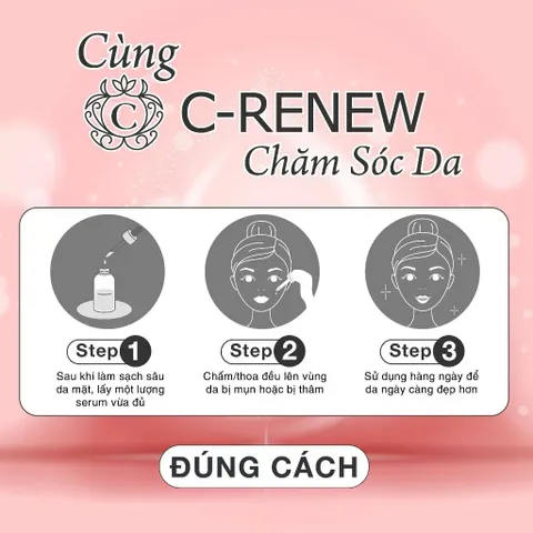Serum Dưỡng Trắng Mờ Thâm Sạch Nám C-Renew Whitenting Plus Với Vitamin C,Collagen Peptide (Date cận) 866294