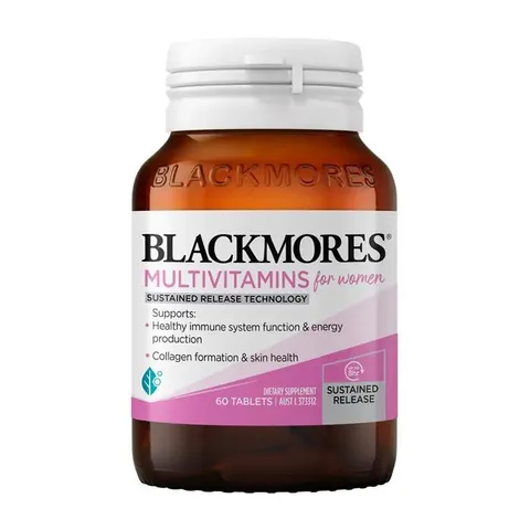 Blackmores Multivitamin For Women - Hỗ trợ chức năng tuyến giáp chuyển hóa chất và giảm căng thẳng chính hãng Úc