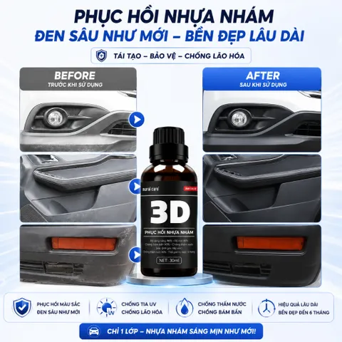 Dung dịch phục hồi nhựa nhám Samurai Care- phục hồi nhựa làm mới nhựa