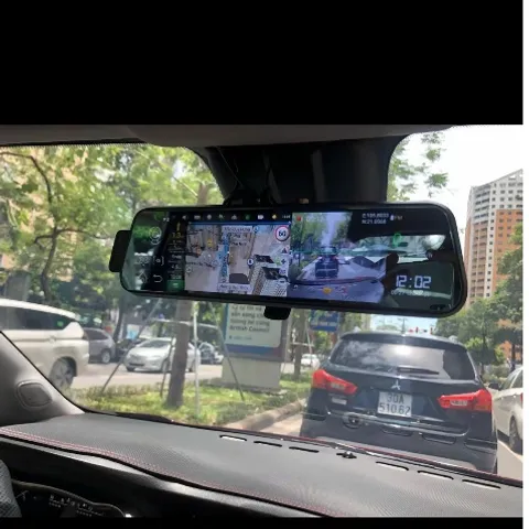 Camera hành trình D10 màn Androi có khe sim 4G GPS theo dõi từ xa bản đồ Vietmap S2 cảnh báo tốc độ, nghe nhạc giả trí