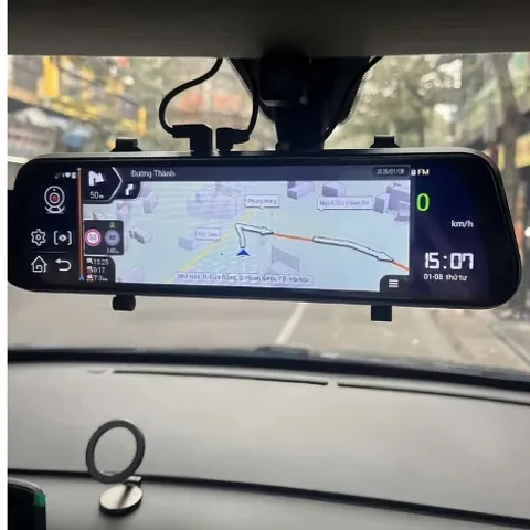 Camera hành trình D10 màn Androi có khe sim 4G GPS theo dõi từ xa bản đồ Vietmap S2 cảnh báo tốc độ, nghe nhạc giả trí