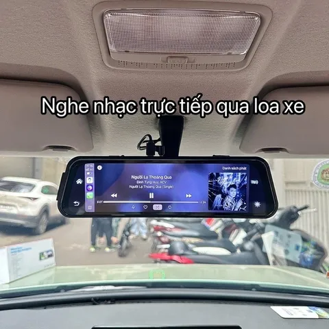 Camera hành trình A10 XETABON wifi kết nối CarPlay bản đồ Vietmap cảnh báo tốc độ phạt nguội ghi hình 4K trước sau