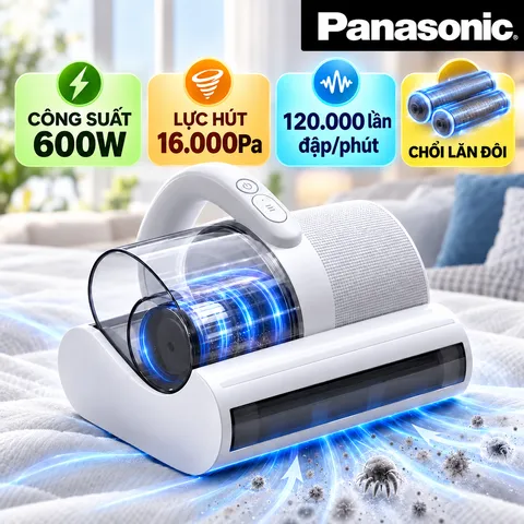 MÁY HÚT BỤI GIƯỜNG NỆM PANASONIC 600W LỰC HÚT 16.000PA
