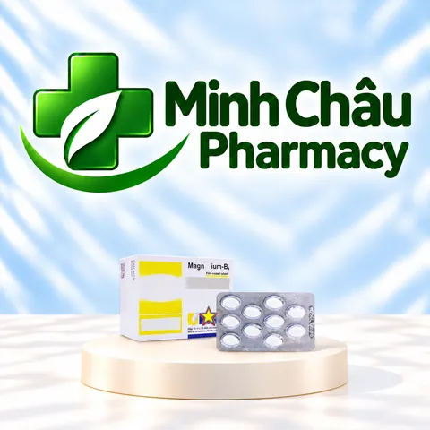 Viên uống bổ sung Magnesi và vitamin B6 giảm chuột rút,căng thẳng-Hộp 100 viên- Boston