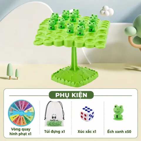 Đồ Chơi Cân Bằng Ếch Xanh – Trò Chơi Rèn Luyện Tư Duy & Khéo Léo Cho Bé