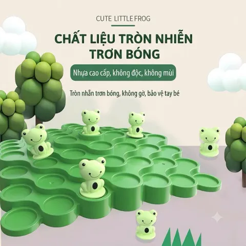 Đồ Chơi Cân Bằng Ếch Xanh – Trò Chơi Rèn Luyện Tư Duy & Khéo Léo Cho Bé