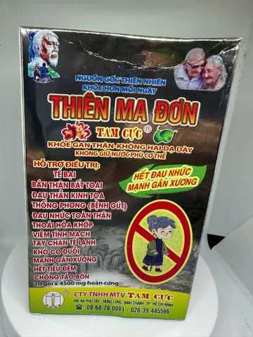 Thiên ma đơn tam cực hỗ trợ xương khớp