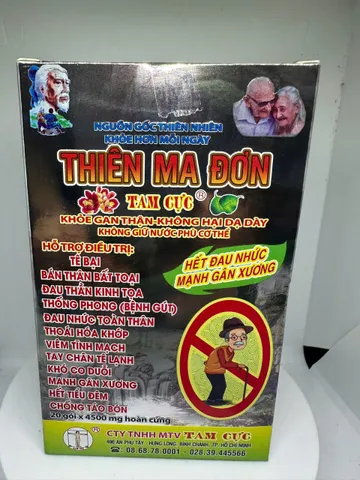 Thiên ma đơn tam cực hỗ trợ xương khớp