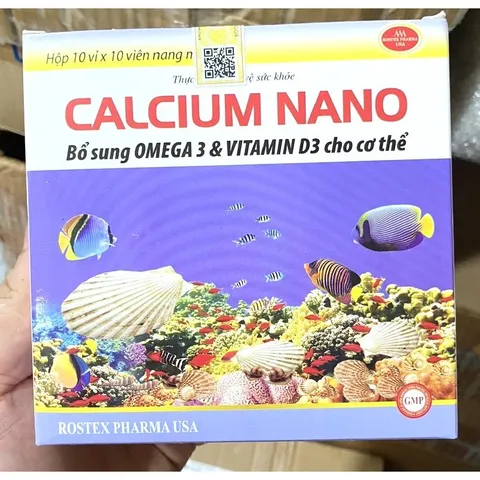 Calcium Nano – Bổ Sung Canxi Hỗ Trợ Xương Chắc Khỏe, Phát Triển Chiều Cao, Giảm Nguy Cơ Còi Xương & Loãng Xương