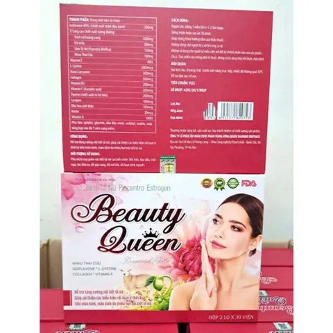 Sâm Tố Nữ Estrogen Beauty Queen bổ thận, nám da, sạm da ích huyết, tăng cường nội tiết tố nữ, kinh nguyệt không đều 