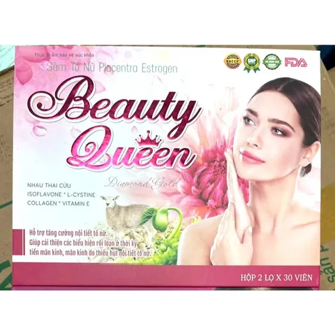 Sâm Tố Nữ Estrogen Beauty Queen bổ thận, nám da, sạm da ích huyết, tăng cường nội tiết tố nữ, kinh nguyệt không đều 
