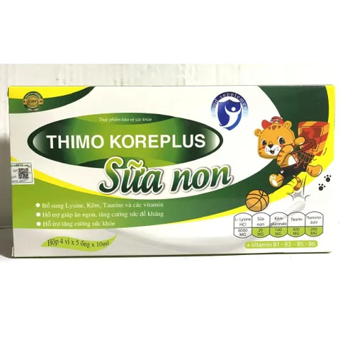 Thimo Koreplus Sữa Non 20 Ống – Hỗ Trợ Ăn Ngon, Tăng Cường Sức Đề Kháng, Hỗ Trợ Hấp Thu Dinh Dưỡng