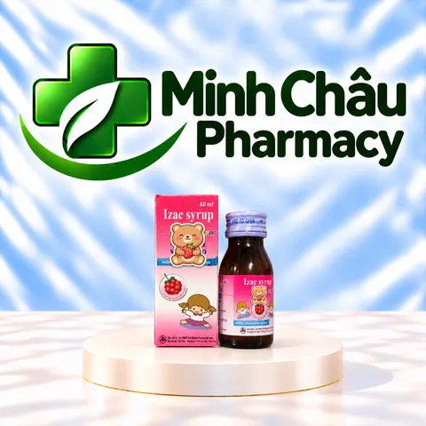 Siro Izac chai 60ml giúp long đờm, loãng đờm