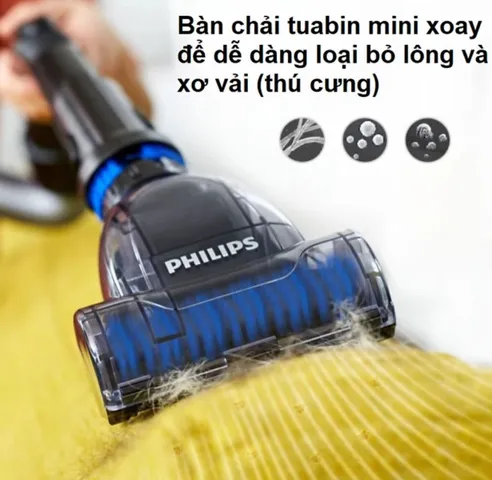 MÁY HÚT BỤI PHILIPS POWERPRO EXPERT FC9735/81 CÔNG SUẤT HÚT MẠNH NHẤT 