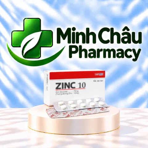 Viên Uống Bổ Sung Vi Chất Khoáng ZINC 10 Hỗ Trợ Tăng Cường Đề Kháng & Cải Thiện Hấp Thu Hộp 100 Viên