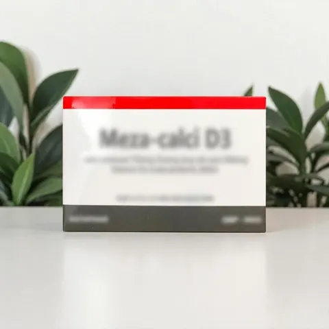 Viên Uống M-e-z-a C-a-l-c-i D3 Bổ Sung Khoáng Chất & Vi Chất Hỗ Trợ Dẻo Dai Khung Xương Hộp 60 Viên