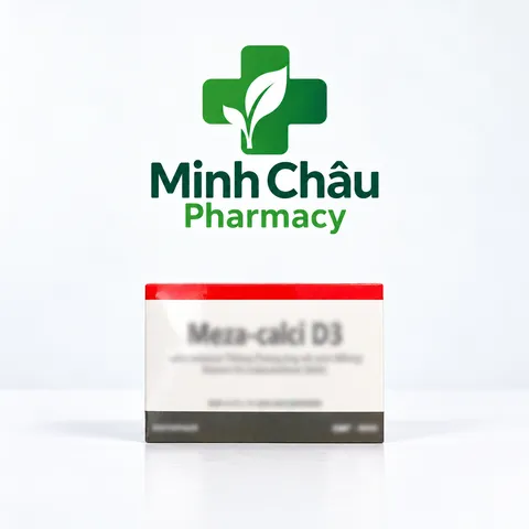 Viên Uống M-e-z-a C-a-l-c-i D3 Bổ Sung Khoáng Chất & Vi Chất Hỗ Trợ Dẻo Dai Khung Xương Hộp 60 Viên