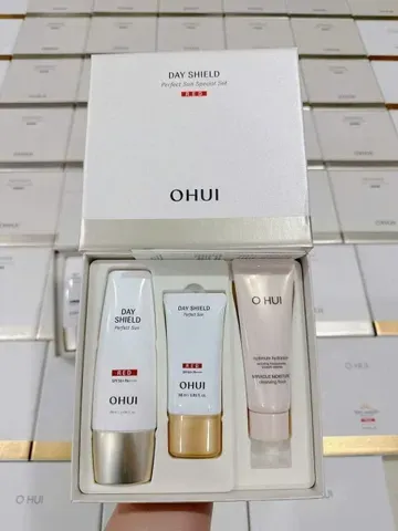 Set Kem Chống Nắng Ohui Day Shield Perfect Sun SPF cao - Bảo vệ da tối ưu, Dưỡng ẩm tự nhiên, Chống nắng hiệu quả cho mọi loại da 866728