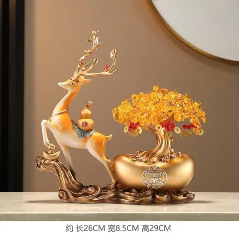 TƯỢNG HƯƠU - NGỰA  Kéo Cây Kim Tiền Tài Lộc –PHÁT TÀI PHÁT LỘC