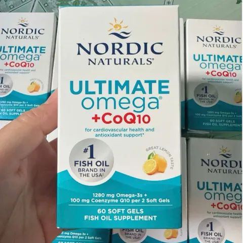 Viên uống Nordic Naturals Ultimate Omega® + CoQ10 |60 viên| Tác động bổ trợ 