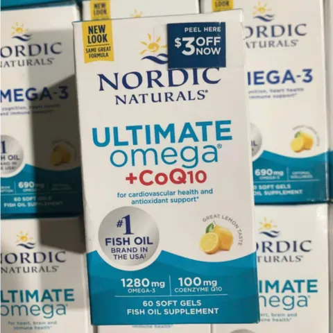 Viên uống Nordic Naturals Ultimate Omega® + CoQ10 |60 viên| Tác động bổ trợ 