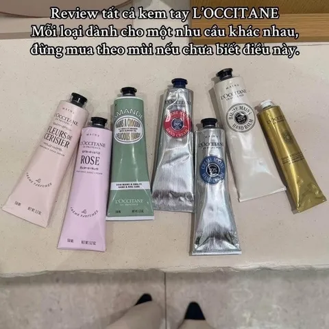 Review dủ các dòng kem tay L’OCCI dây ạ 🌷