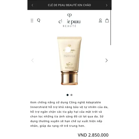 (SALE) Kem chống nắng Cl e de Pe. au