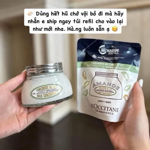 Set 𝟏 hũ 𝟐𝟎𝟎ml + 𝟏 túi refill 𝟐𝟎𝟎ml