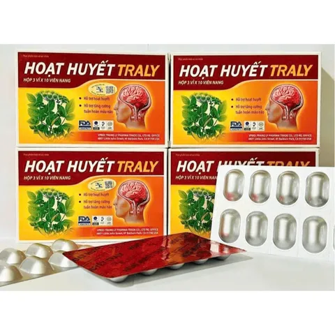Hoạt Huyết Traly Ginkgo Biloba Hỗ Trợ Bổ Não, Hoạt Huyết Dưỡng Não, Cải Thiện Trí Nhớ, Giảm Đau Đầu Chóng Mặt, Hỗ Trợ Ngủ Ngon
