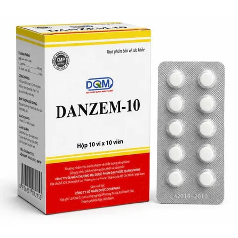 Danzem 10 có L cystine đẹp da, chống lão hóa da, giảm tóc gãy rụng, tóc yếu, móng tay dễ xước gãy 