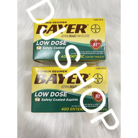 Viên Uống Bayer Apspirin Low Dose 365 Viên - Hỗ Trợ Tim Mạch Của Mỹ