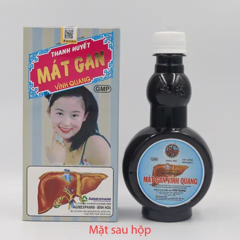 Combo 3 chai Thanh Huyết Mát Gan VĨNH QUANG - Thanh nhiệt, mát gan - chai 280ml