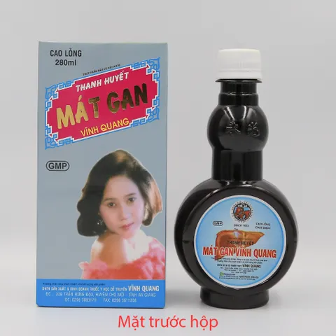 Combo 3 chai Thanh Huyết Mát Gan VĨNH QUANG - Thanh nhiệt, mát gan - chai 280ml