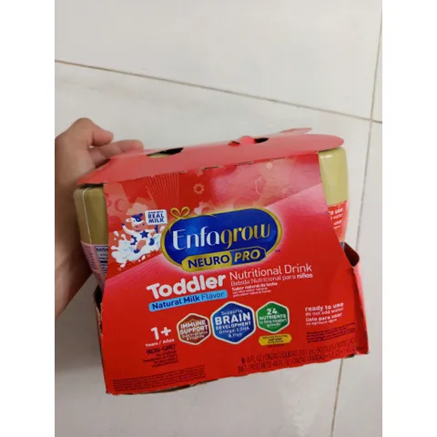 [DATE 2027] 6 Chai LẺ 237ml Sữa Nước Enfagrow Mỹ DHA Choline Cho Bé 1-3 Tuổi