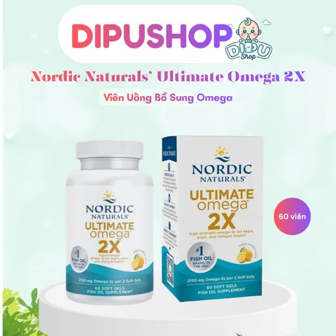 Viên Uống Bổ Sung Ultimate Omega 2X 2150mg Nordic