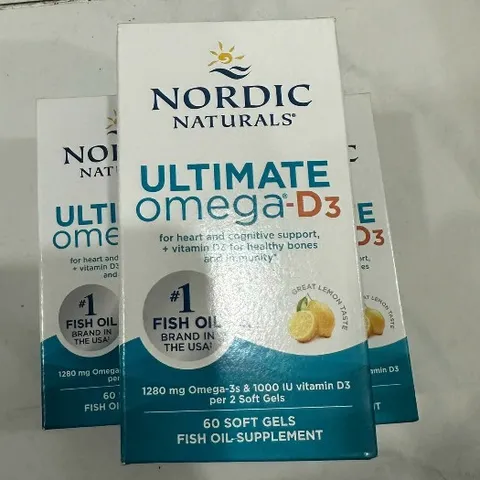 Dầu Cá Omega 3 Nordic Naturals Ultimate Omega D3 1280mg Lemon Flavour (Vị Chanh) 868093