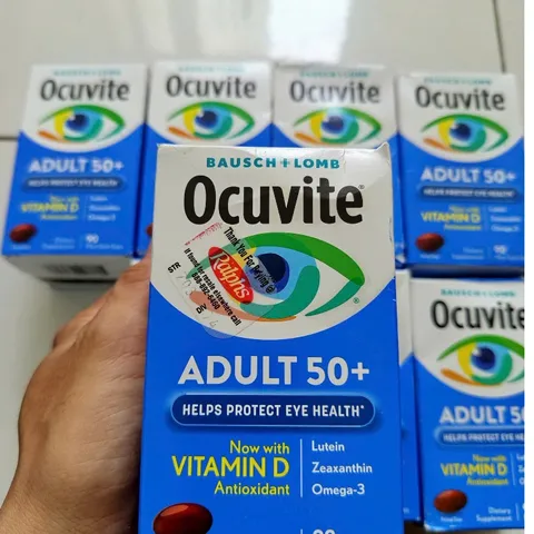 Viên uống bổ mắt Ocuvite Adult 𝟓𝟎+ 90 viên