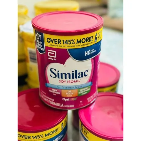 Sữa Similac Soy Isomil thực vật cho trẻ dị ứng đạm bò 0-12 tháng 868132