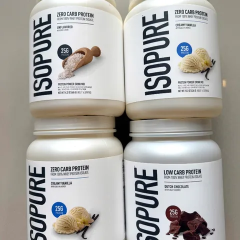 Whey Protein Isolate Bột đạm Isopure Zero Card Protein 1Lbs từ Mỹ 100%