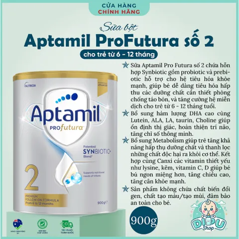 SỮA APTAMIL PROFUTURA SYNBIOTIC CỦA ÚC 900 - SỐ 1,2,3