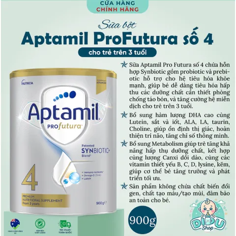 SỮA APTAMIL PROFUTURA SYNBIOTIC CỦA ÚC 900 - SỐ 1,2,3