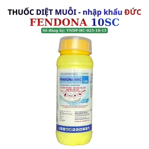 Thuốc muỗi Fendona 10SC 1 lít, diệt côn trùng, đuổi gián, diệt ruồi kiến, bọ chét (chính hãng)