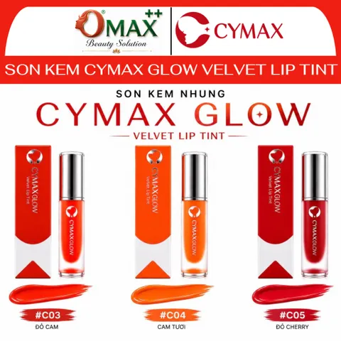 Son Kem CYMAXGlow Velvet Lip Tint – Son Môi Hàn Quốc | Mềm Mịn – Lên Màu Chuẩn – Lâu Trôi