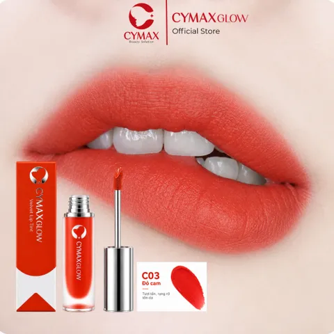 Son Kem Nhung Velvet CYMAX Glow Tint - Mịn Mượt, Nhẹ Môi, Lâu Phai Cả Ngày